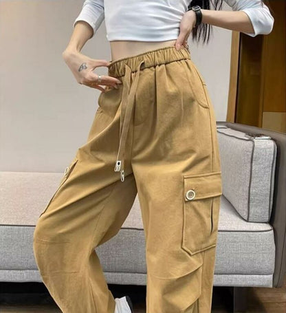 【裏起毛】好感度UP プラスベルベット 柔らかな肌触りで着心地も楽ちん！ 3色選択 ルーズストレートカジュアルパンツ F-9821
