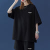 【半額セール】早い者勝ち  男女兼用 半袖Ｔシャツⅹパンツセット全4色F-6549