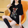 上質 絶対流行 早い者勝ち 早い者勝ち カジュアル 男女兼用 2色選択 Tシャツ<F-11131>