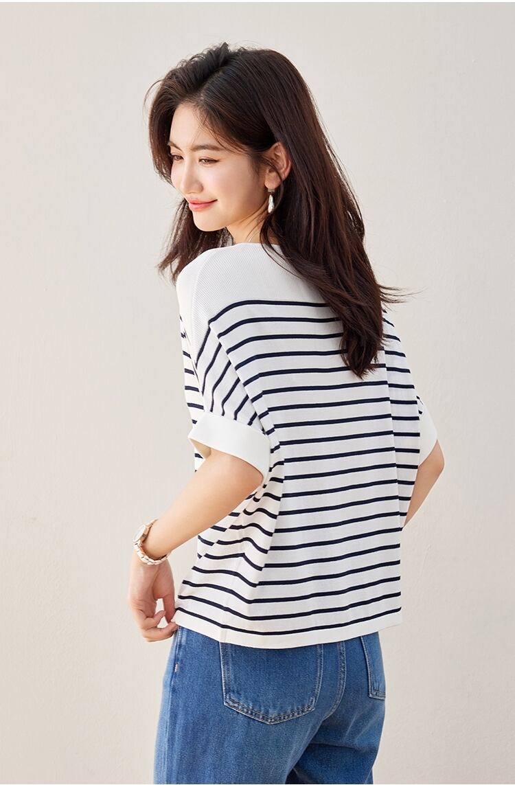 今季マストバイ ファッション カジュアル エレガント Tシャツ<F-6587>