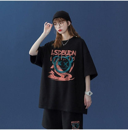 早い者勝ち   半袖Ｔシャツⅹパンツセット全4色