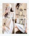 高級立体ハンドビーズコットン半袖Tシャツ<F-2998>