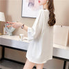 売れ筋   Vネック ゆったり 着せ 半袖 Tシャツ ＜F-2005＞
