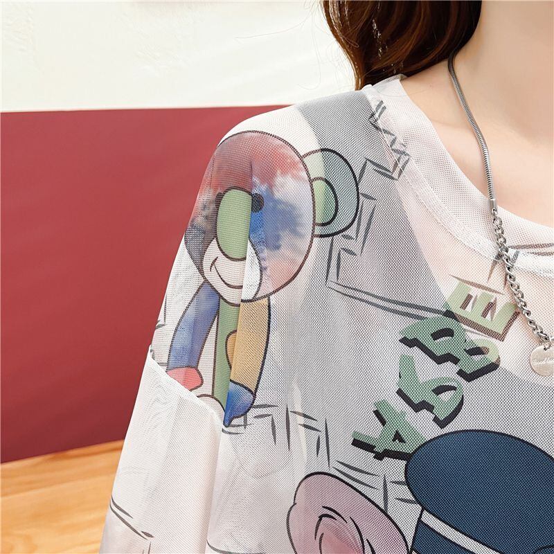 女子マスト 半袖 ラウンドネック ワンピース Tシャツ＜F-8635＞