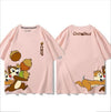 シンプル 男女兼用 着心地良い カジュアル 半袖 Tシャツ F-13177