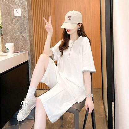 定番シンプル 半袖Ｔシャツⅹパンツセット全4色 カジュアル <F-8732>