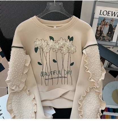 優しい雰囲気   立体の花デザイン