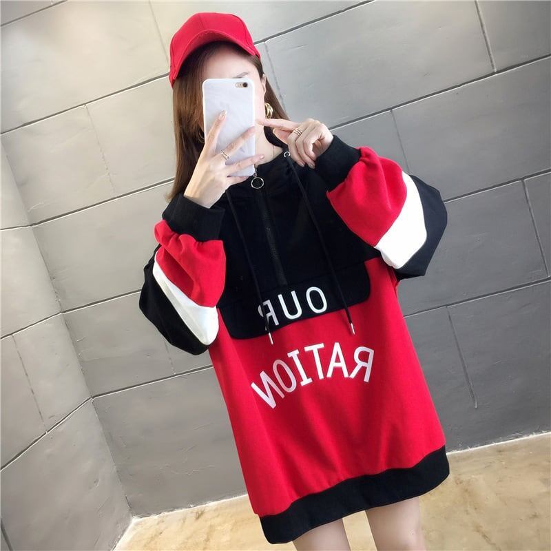 オシャレ感たっぷり   美人度アップ スウェット パーカー＜F-2842＞