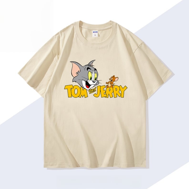 男女兼用 シンプル 着心地良い ゆったり Tシャツ F-13189