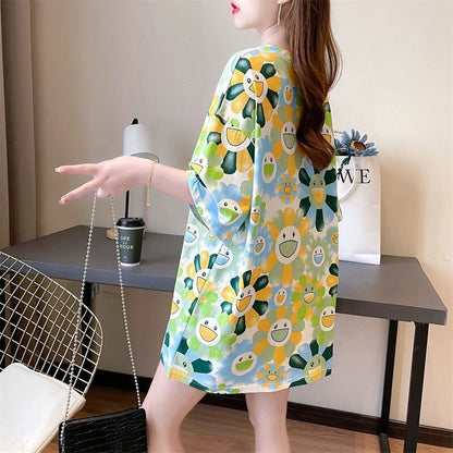 大人可愛い 売り切れ必至 美人度アップ 着回し力抜群 全5色 半袖Tシャツ<F-11520>