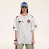 定番シンプル  今季マストバイ 全4色 ロゴプリント ダメージ加工Tシャツ  男女兼用F-13044