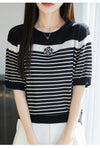 定番シンプル 売り切れ必至 着回し力抜群 全2色 Tシャツ <F-11938>