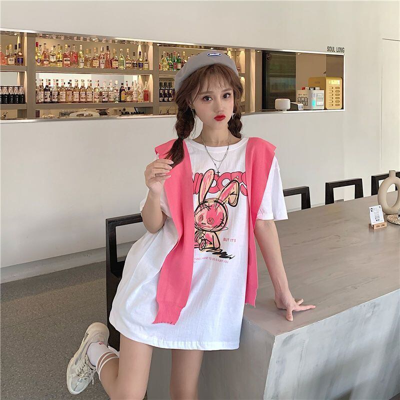 早い者勝ち 早い者勝ち 絶対流行 カジュアル 2色選択 Tシャツ+カウルネック<F-11153>
