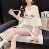 好感度UP 早い者勝ち 絶対流行 カジュアル 2色選択 Tシャツ<F-11678>