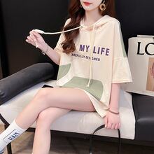好感度UP 早い者勝ち 絶対流行 カジュアル 2色選択 Tシャツ<F-11678>
