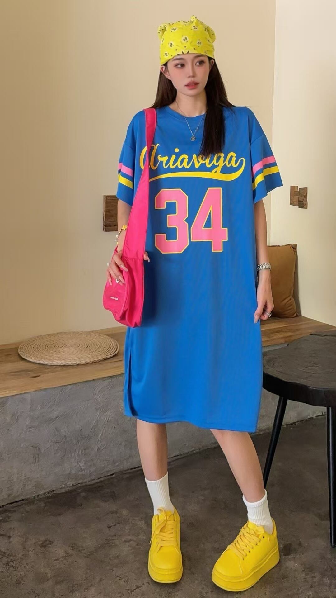 美人度アップ 好感度UP 海外トレンド カジュアル 全3色 半袖 Tシャツ ＜F-11555＞