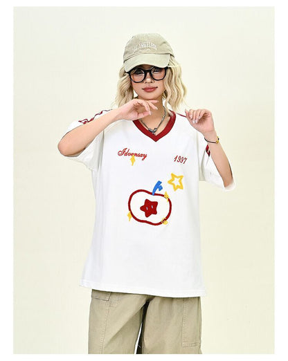 売り切れ必至 早い者勝ち 絶対流行 カジュアル 2色選択 Tシャツ<F-11545>