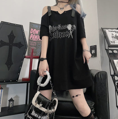 大流行 デザイン性抜群 ファッション 半袖 Tシャツ F-13314