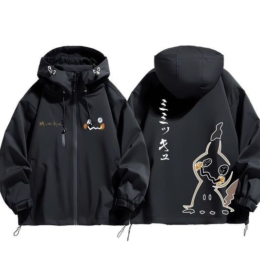 【春新作】早い者勝ち  着回し力抜群   バックビッグロゴ 3色展開 撥水加工 男女兼用 マウンテンパーカー<F-12833>