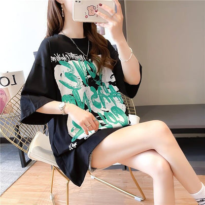 個性的なデザイン   一目惚れ Tシャツ カットソー＜F-3400＞