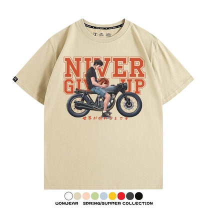 ファッション感満々 着心地良い 全8色 半袖 Tシャツ F-13139