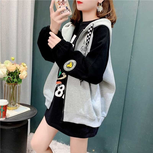 知的で品の良い   清純甘くて女子力UP スウェット パーカー＜F-2764＞