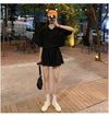 好感度UP ファッション 今季マストバイ 個性派 半袖Ｔシャツⅹパンツセット<F-11569>