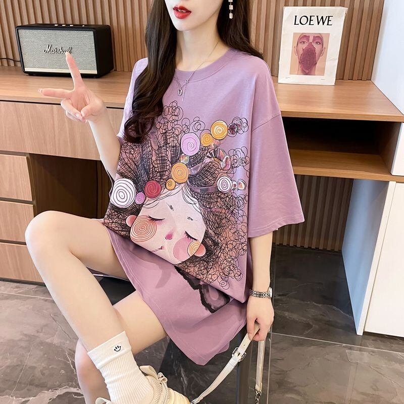 新商品 ファッション 個性派 プリント全3色 半袖Tシャツ カットソー ＜F-8604＞