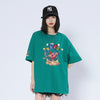 話題沸騰中   カジュアル 6色 半袖Tシャツ＜F-8164＞