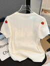 定番シンプル 大好評 エレガント 好感度UP カジュアル Tシャツ＜F-12057＞