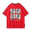 男女兼用 プリント カジュアル Tシャツ F-13432