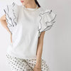 美人度アップ 早い者勝ち 大人可愛い カジュアル 共2色 TシャツF-12149