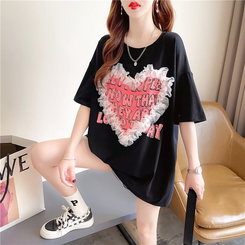 個性的なデザイン   今季大好評 Tシャツ カットソー＜F-3410＞