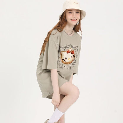 大人可愛い シンプル 大人気 半袖 Tシャツ F-13353