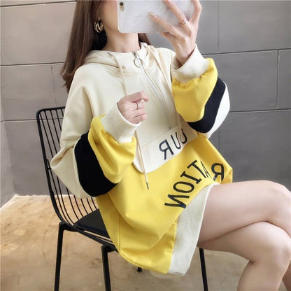 オシャレ感たっぷり   美人度アップ スウェット パーカー＜F-2842＞