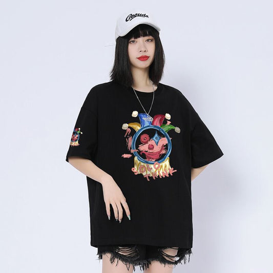話題沸騰中   カジュアル 6色 半袖Tシャツ＜F-8164＞