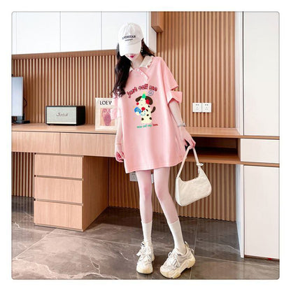 海外トレンド カジュアル 好感度UP 全3色 半袖 Tシャツ ＜F-11197＞