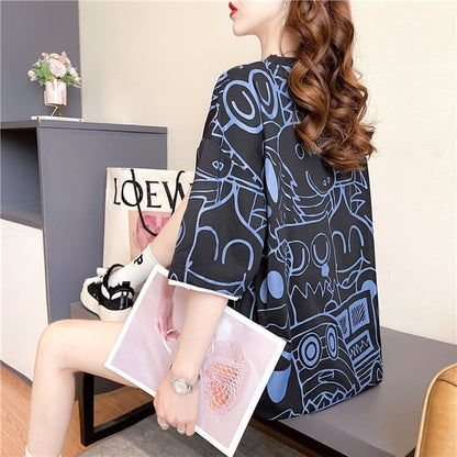好感度満載   美感いっぱい Tシャツ カットソー＜F-3591＞
