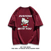 男女兼用 売れ筋 上質 プリント Tシャツ F-13305