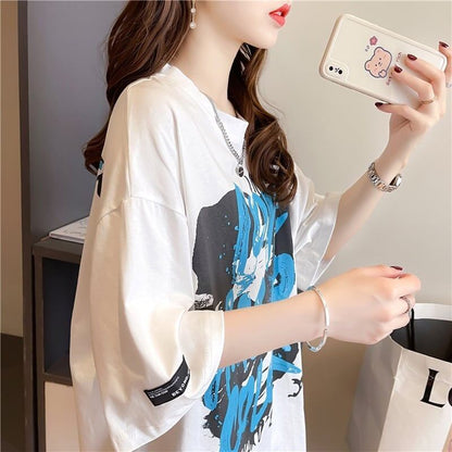個性的なデザイン   一目惚れ Tシャツ カットソー＜F-3400＞
