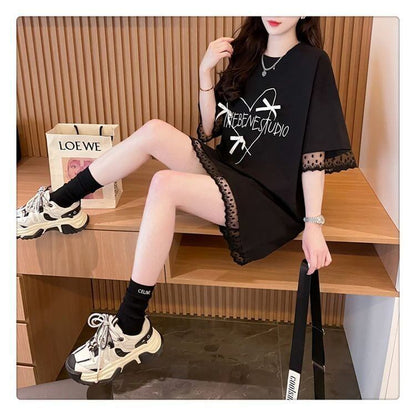 おすすめ 絶対流行 売れ筋 早い者勝ち カジュアル 2色選択 Tシャツ<F-11301>