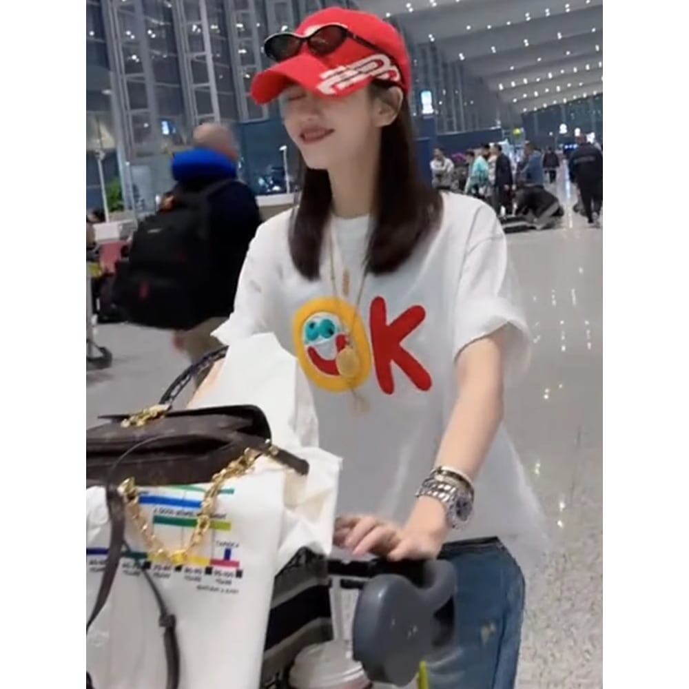 早い者勝ち 早い者勝ち 絶対流行 カジュアル Tシャツ<F-11132>