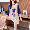 夏新作   ベアー ロングTシャツ ゆったり5分袖 ＜F-2942＞