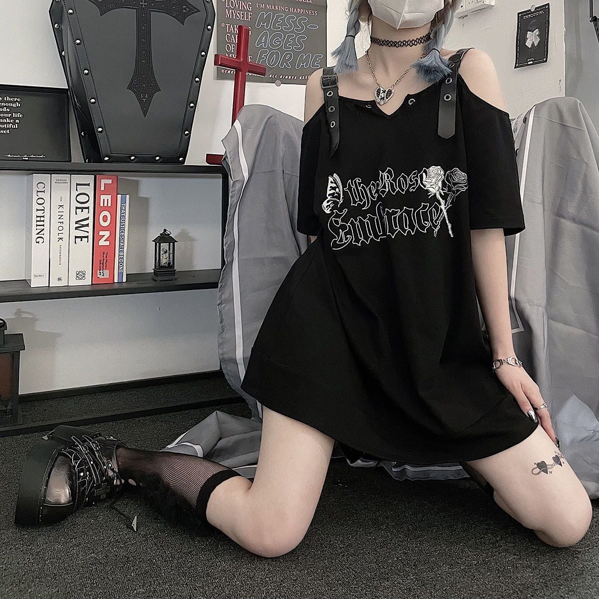 大流行 デザイン性抜群 ファッション 半袖 Tシャツ F-13314