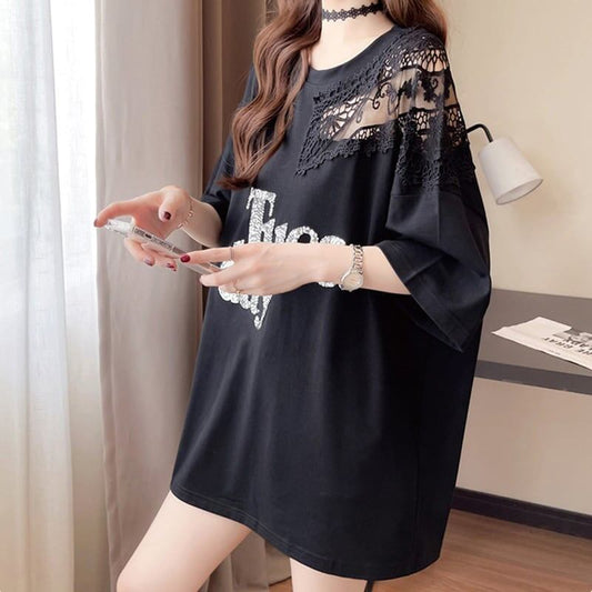 清純甘くて女子力UP   一目惚れ Tシャツ カットソー＜F-2950＞