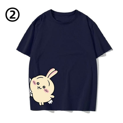 男女兼用 シンプル 着心地良い ゆったり Tシャツ F-13201