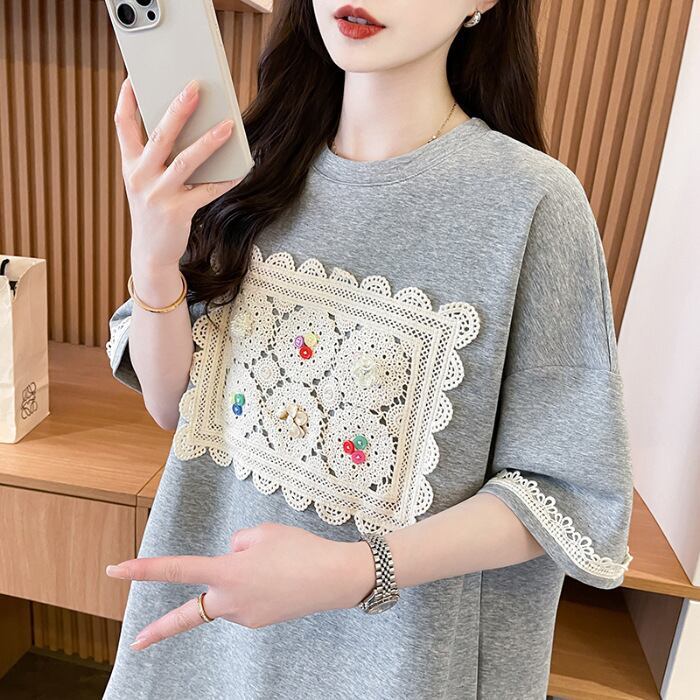 好感度UP 絶対流行 売れ筋 早い者勝ち カジュアル Tシャツ<F-11348>