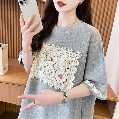 好感度UP 絶対流行 売れ筋 早い者勝ち カジュアル Tシャツ<F-11348>