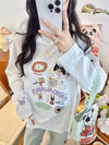 新商品 大人可愛い 求めてたデザイン 肌触り抜群 プリント 5色選択 TシャツF-9369