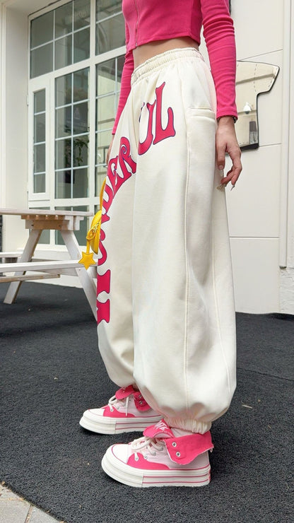 デザイン オシャレ 切り替え 4色 スウェット パンツ F-12210